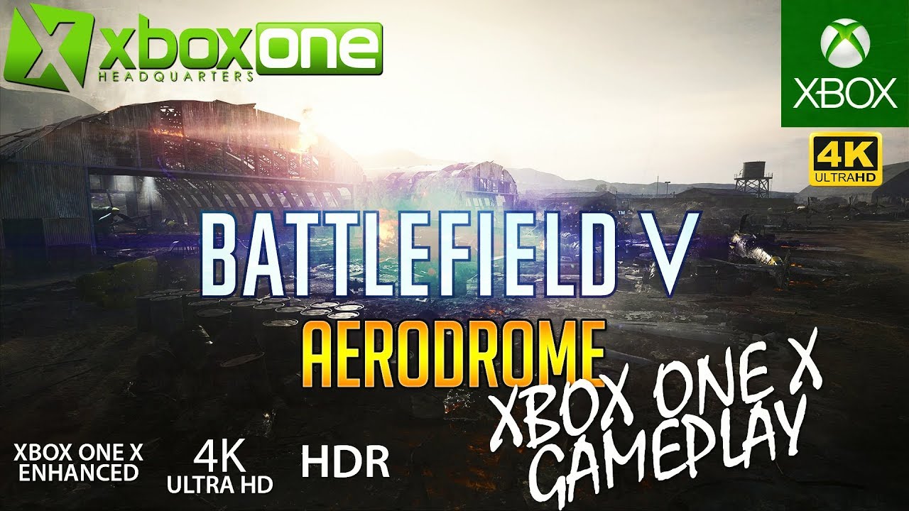 [4K] BATTLEFIELD 5 XBOX ONE X 64 Player Conquest Gameplay in Ultra HD