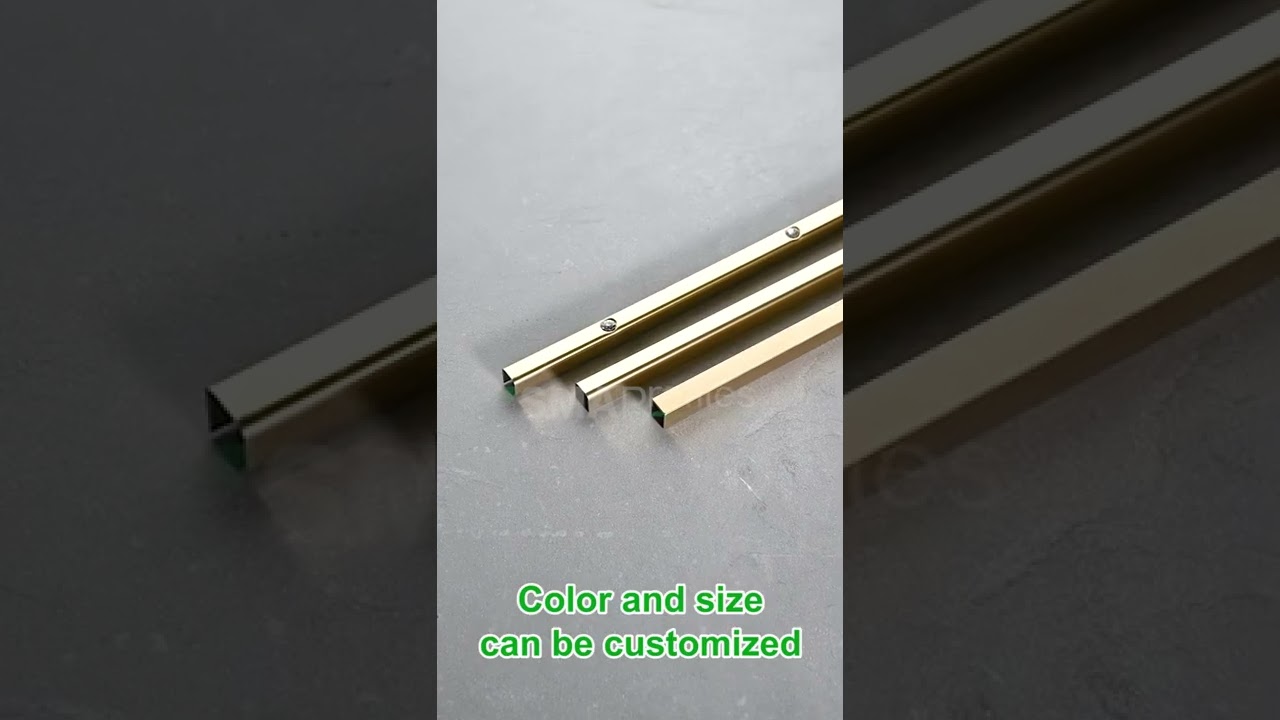 Stainles steel U tile trim for decoration