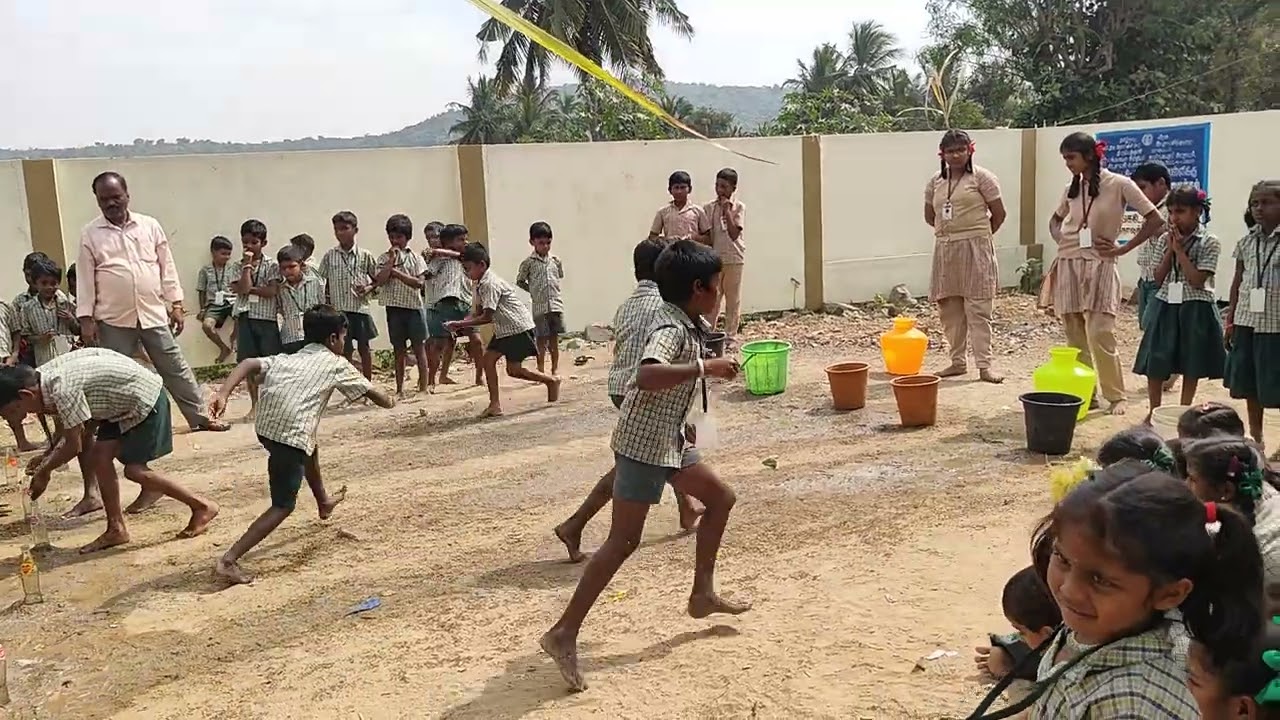 water filling compitition in our school 