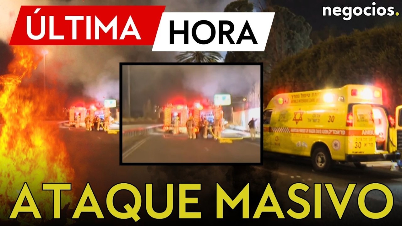 ÚLTIMA HORA | Explosiones y humo negro en Tel Aviv tras un ataque masivo con misiles iraníes