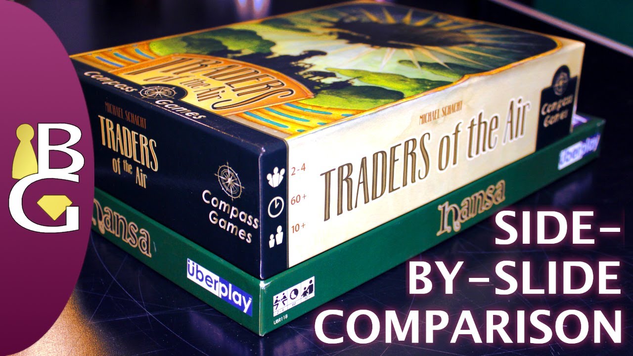 Hansa AKA Traders of the Air &mdash; Side-by-Slide Board Game Comparison 👥