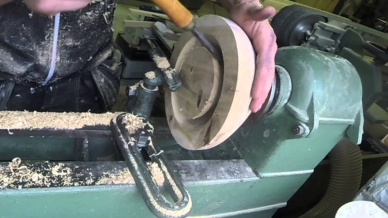 Svarvad Ek Skål | Woodturning