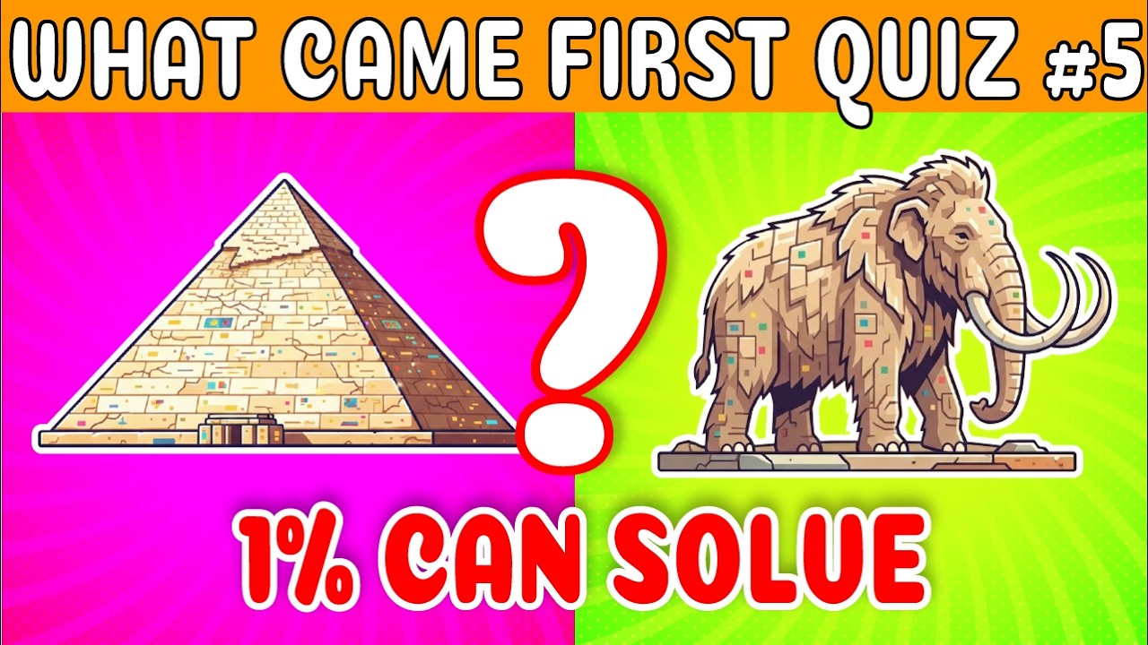 What Came First? Only 1% Can Score 25/25! | 25 Hard Geography & History Levels
