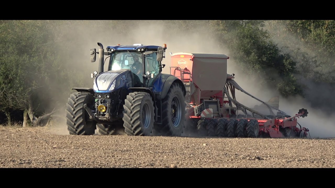 NEW HOLLAND T7.315 HD BLUE POWER & KUHN ESPRO 6000 RC