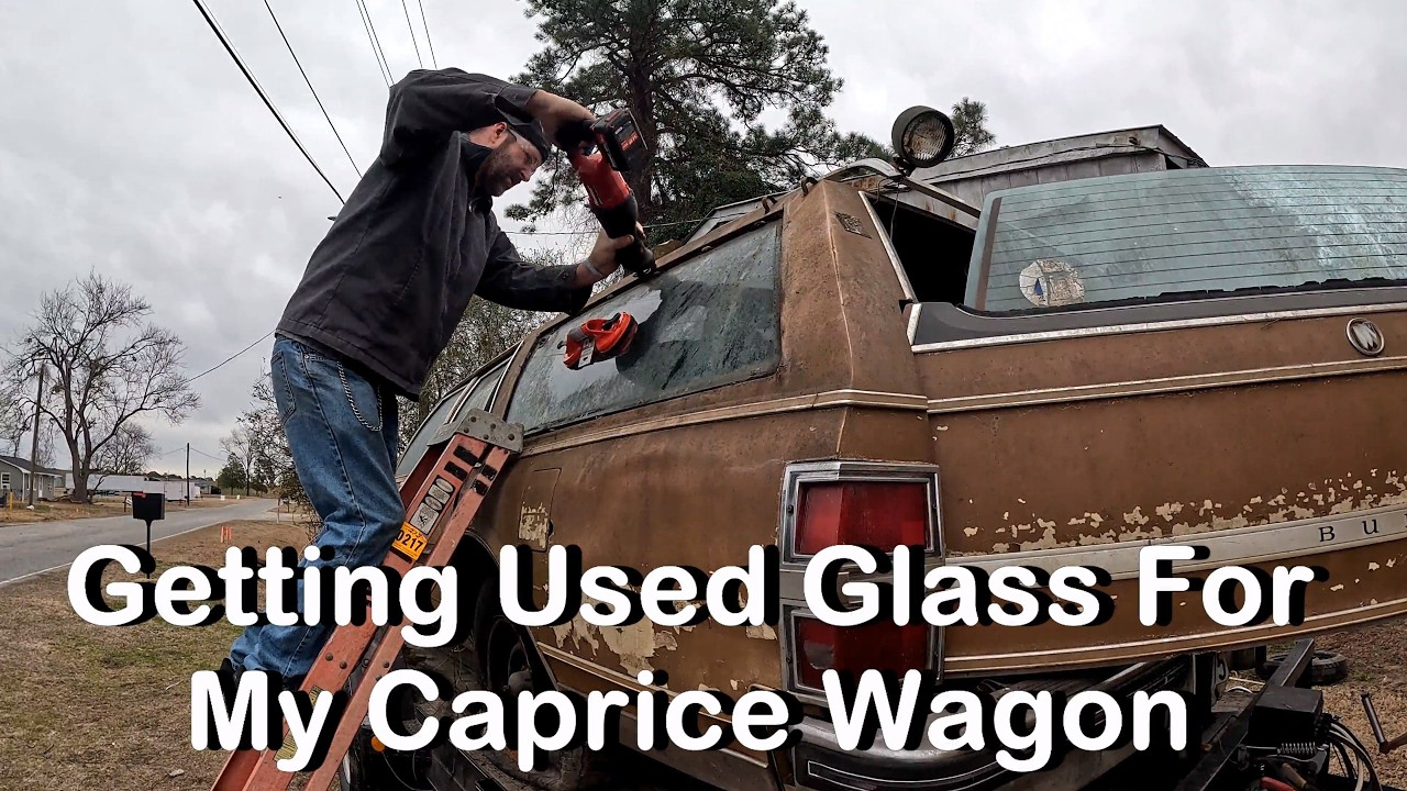 Found Used Back Glass For My 85 Chevy Caprice Wagon!