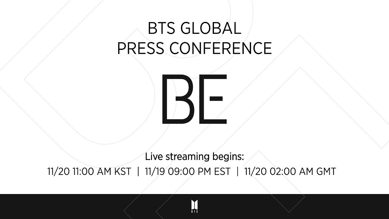 BTS (방탄소년단) Global Press Conference 'BE' (+ENG)