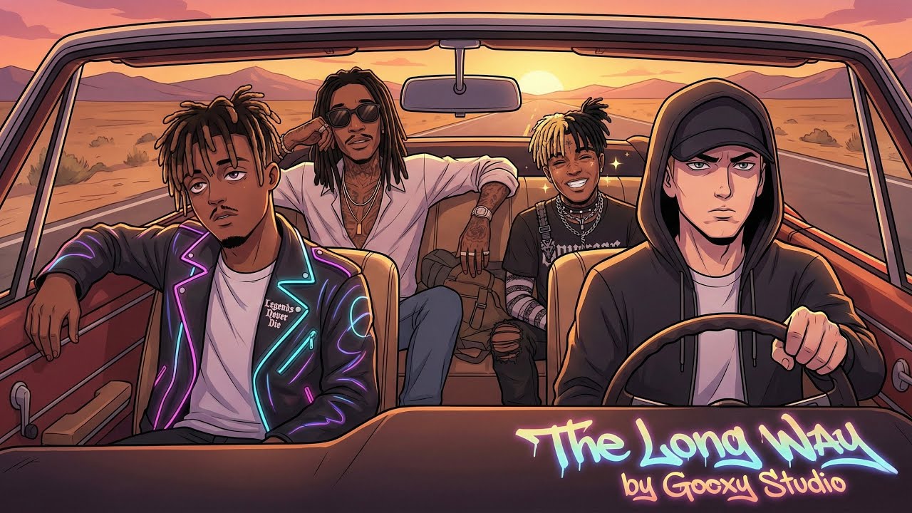 The Long Way - XXXtentacion, Eminem, Wiz Khalifa, Juice WRLD ( lyrics Videos )