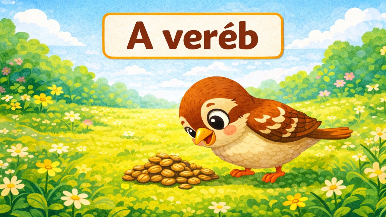 A ver&eacute;b 🐦 | M&oacute;ricz Zsigmond vers megzen&eacute;s&iacute;tve | Vid&aacute;m gyerekdal