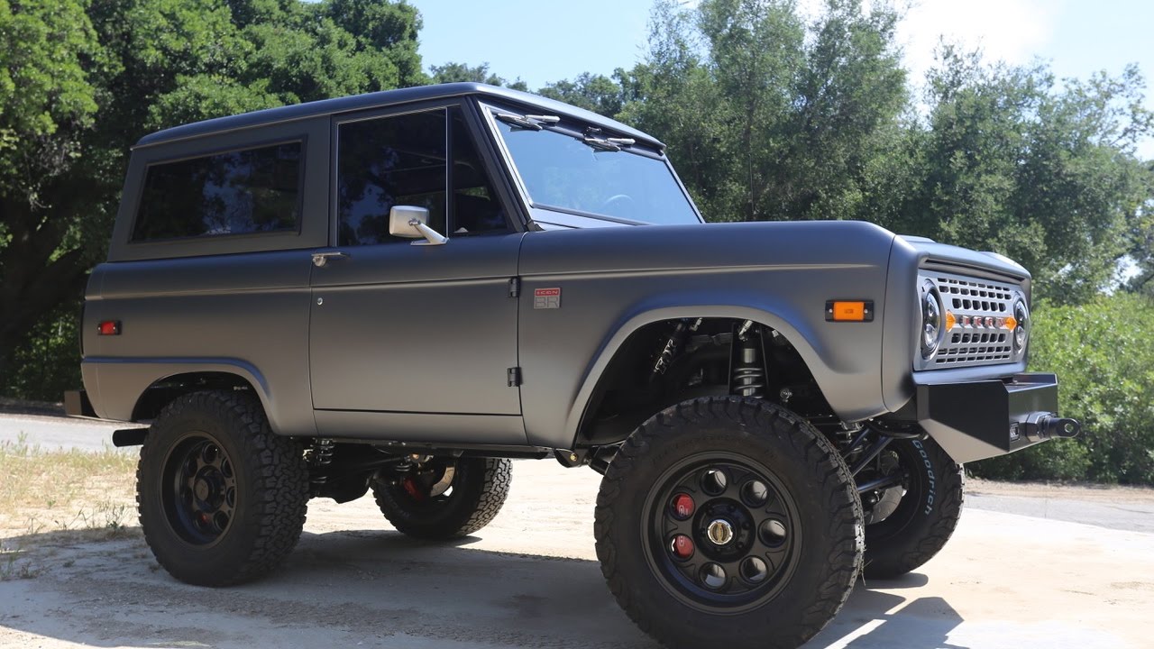 ICON New School BR #45 Restored & Modified Ford Bronco