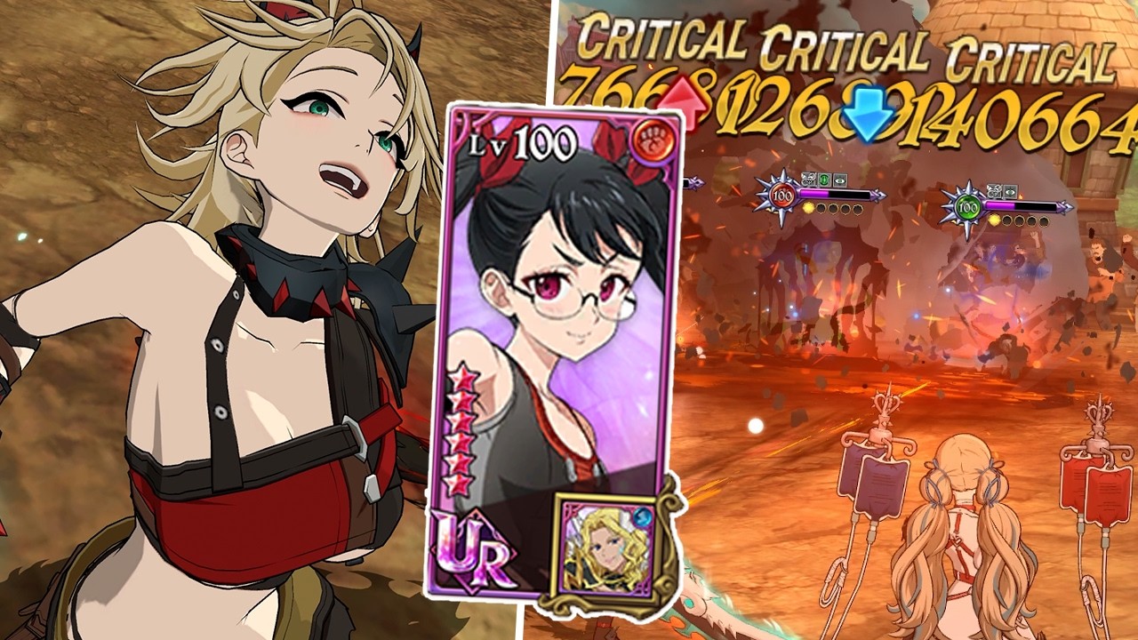 О боже, LR Рокси просто невероятно сильна в PvP!! Божественный урон с Красным Валентини!! [7DS: G...