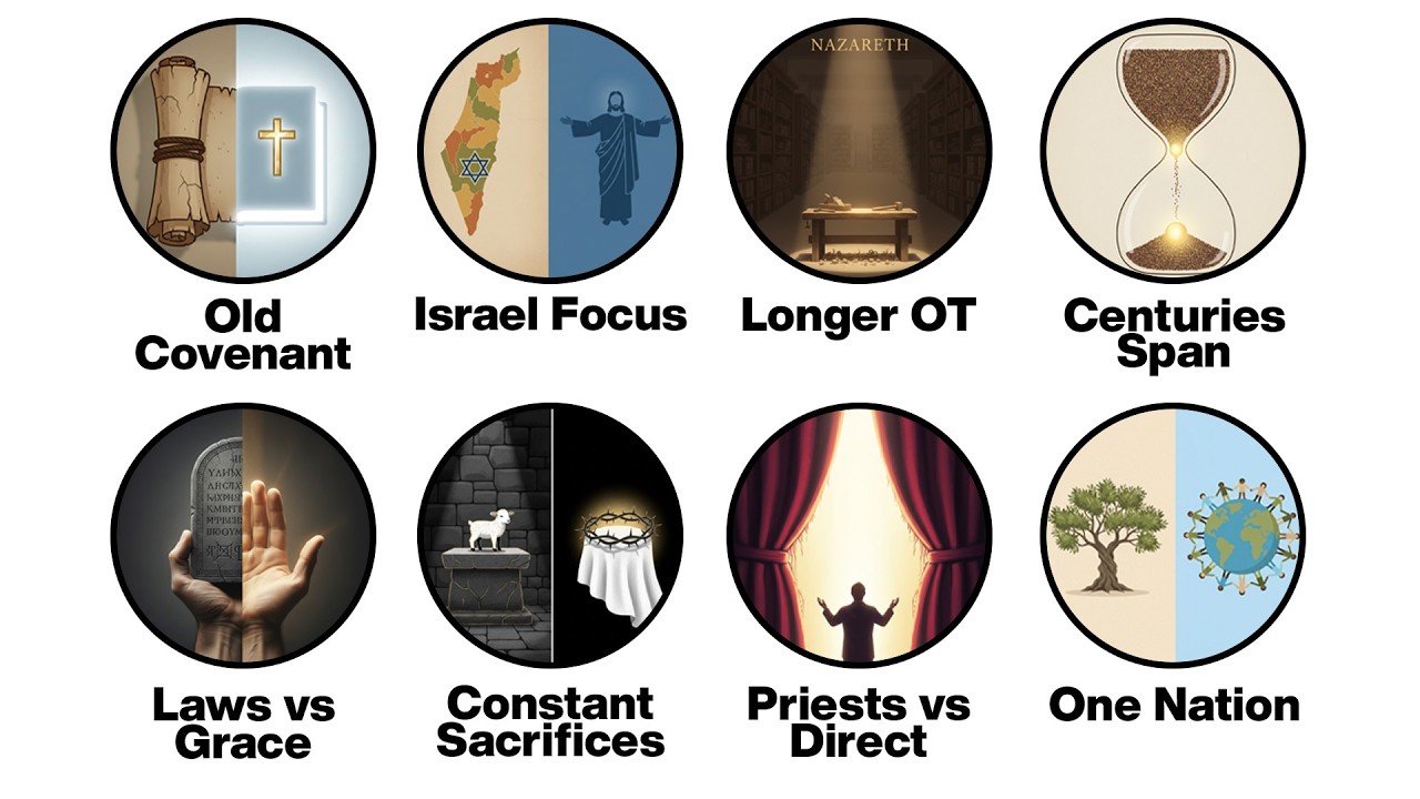 Every Key Difference Between the Old and New Testaments Explained in 14 Minutes