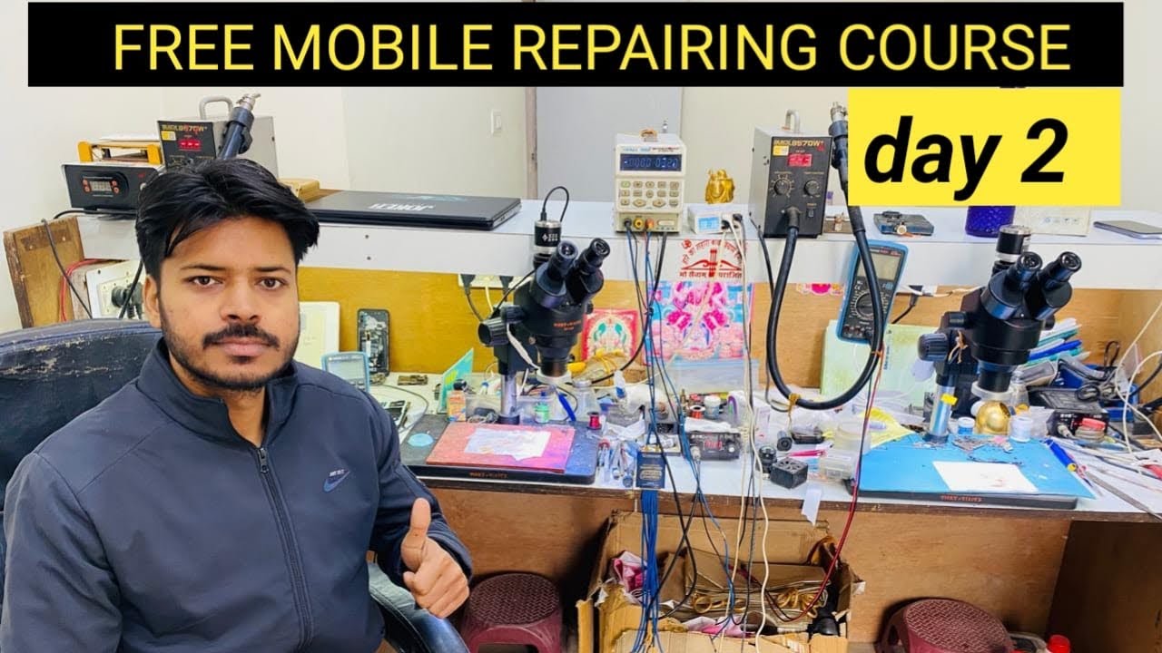 Free Mobile Repair Course Day 2 | Multimeter, DC Power Supply & Hot Air Gun Full Use Hindi #tech 