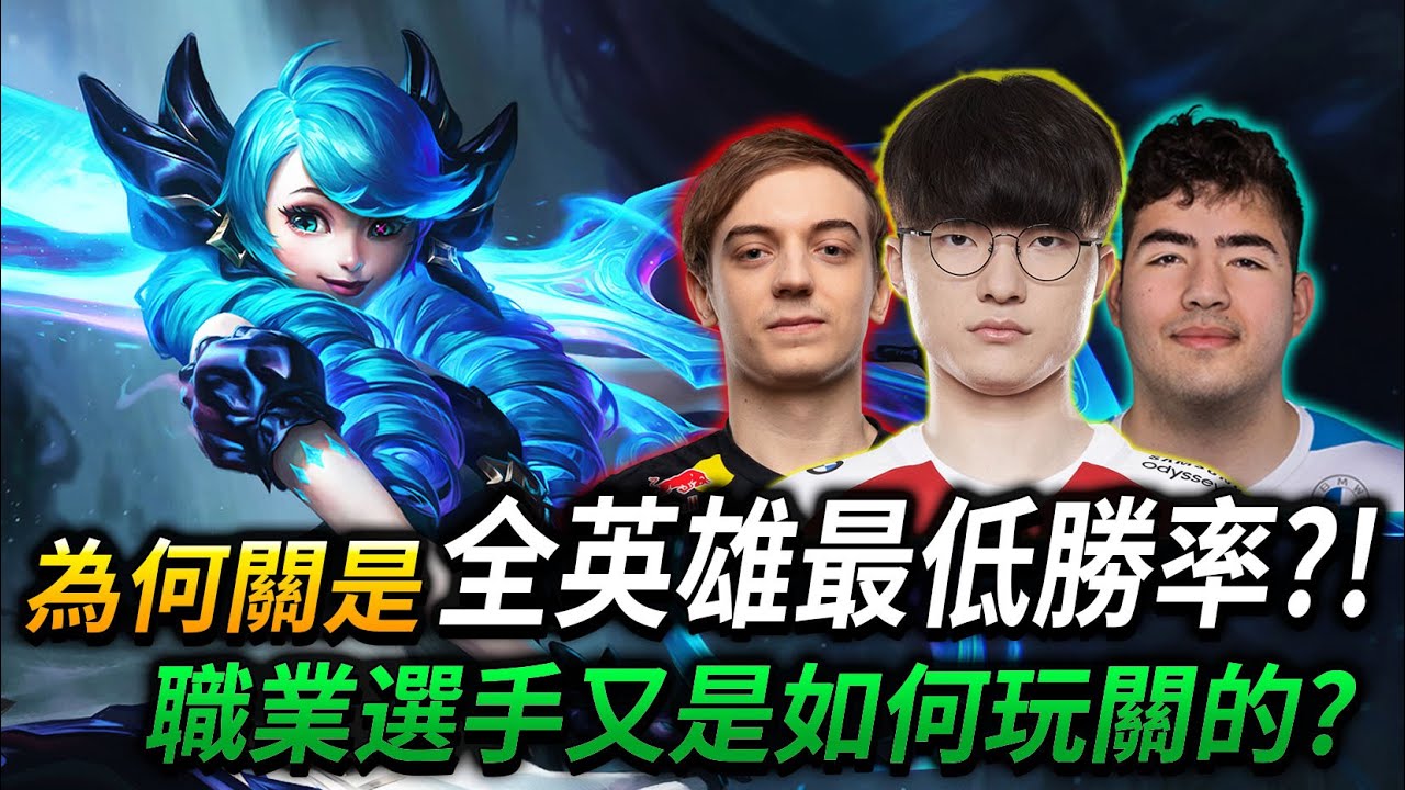 【英雄聯盟】[4K] 為何關是全英雄最低勝率 職業選手是如何玩關的? - KR NA EUW SoloQ Pro Player Best Gwen Plays - League of Legends