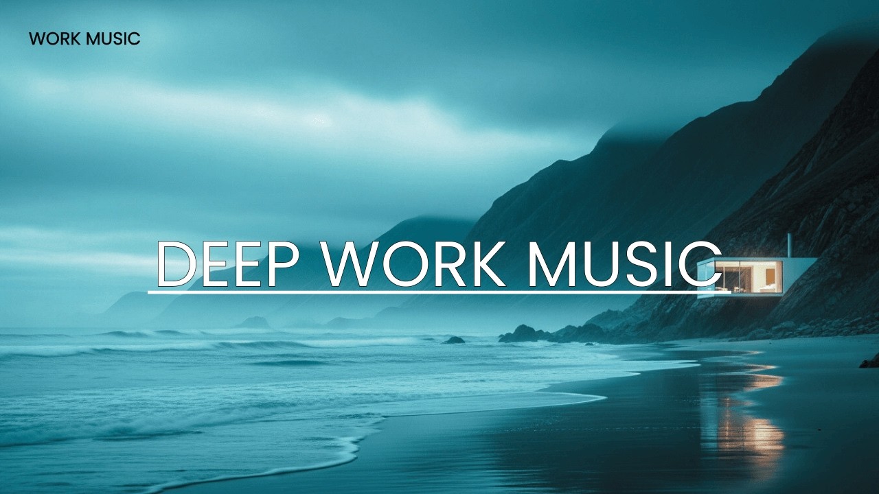 Intense Focus Music for work | Deep Work with Ocean Waves