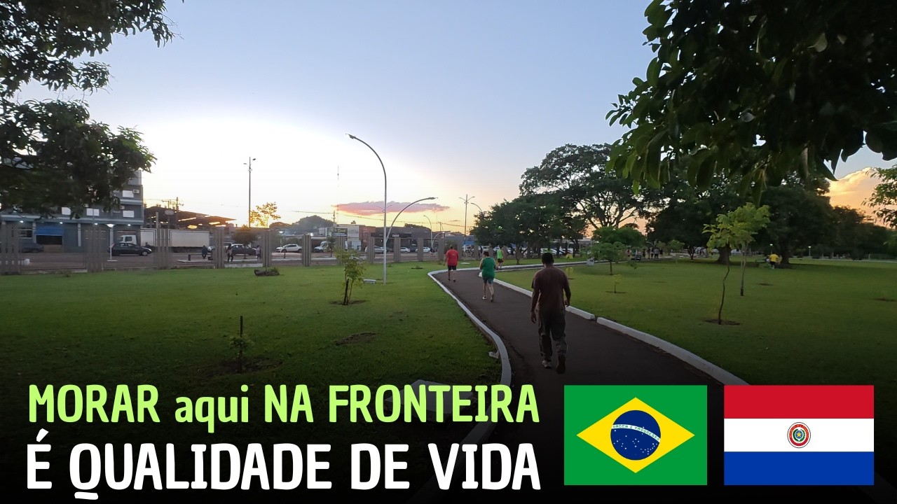 PARQUE dos HERVAIS em PONTA PORÃ MS BRASIL fronteira com PEDRO JUAN CABALLERO Paraguai