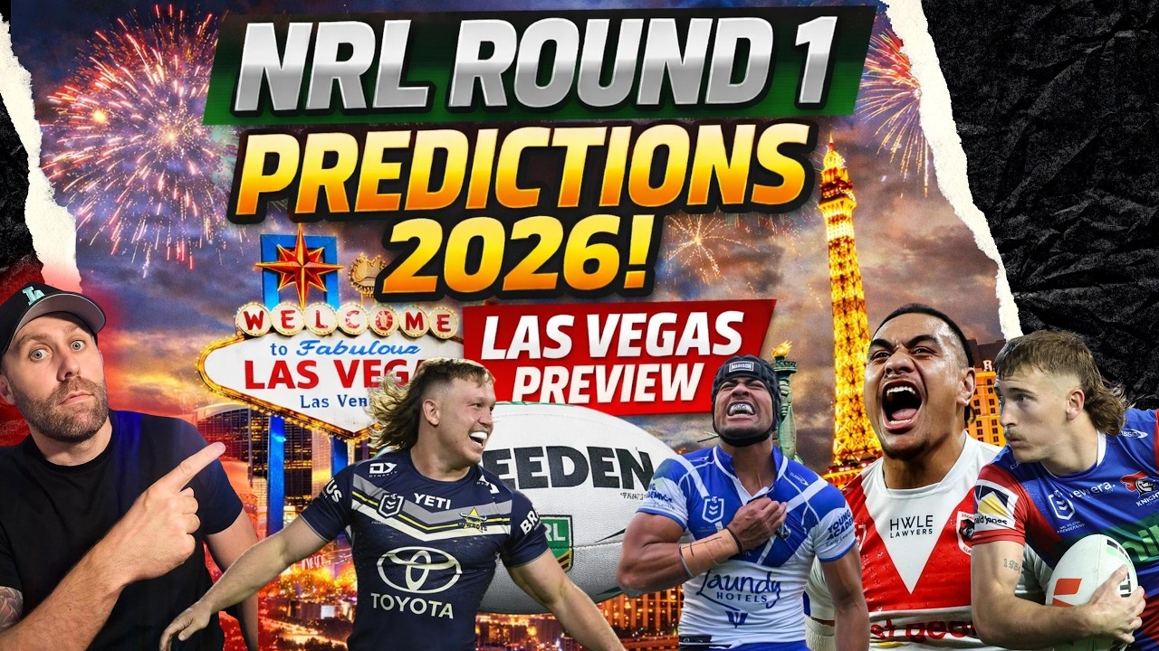 NRL Round 1 Predictions 2026 🏉 Las Vegas Preview