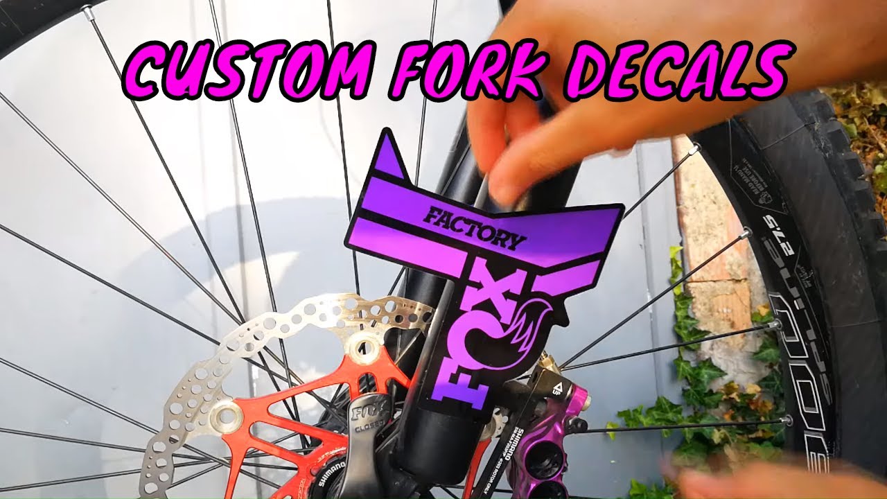 Custom Fork Decals - MTB