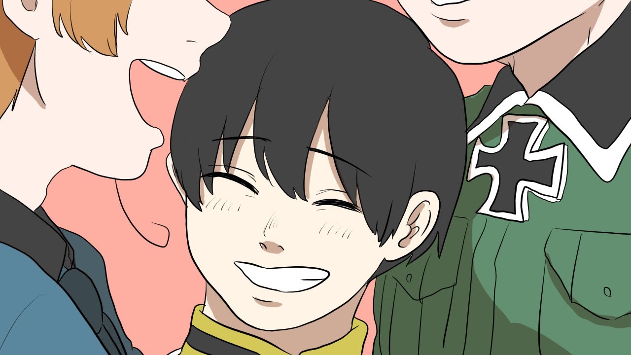 【手描きAPヘタリア/hetalia】唯一、愛ノ詠【日誕2020】