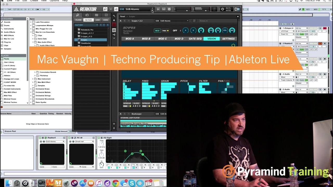 Mac Vaughn |  Techno Producing Tip | Ableton Live