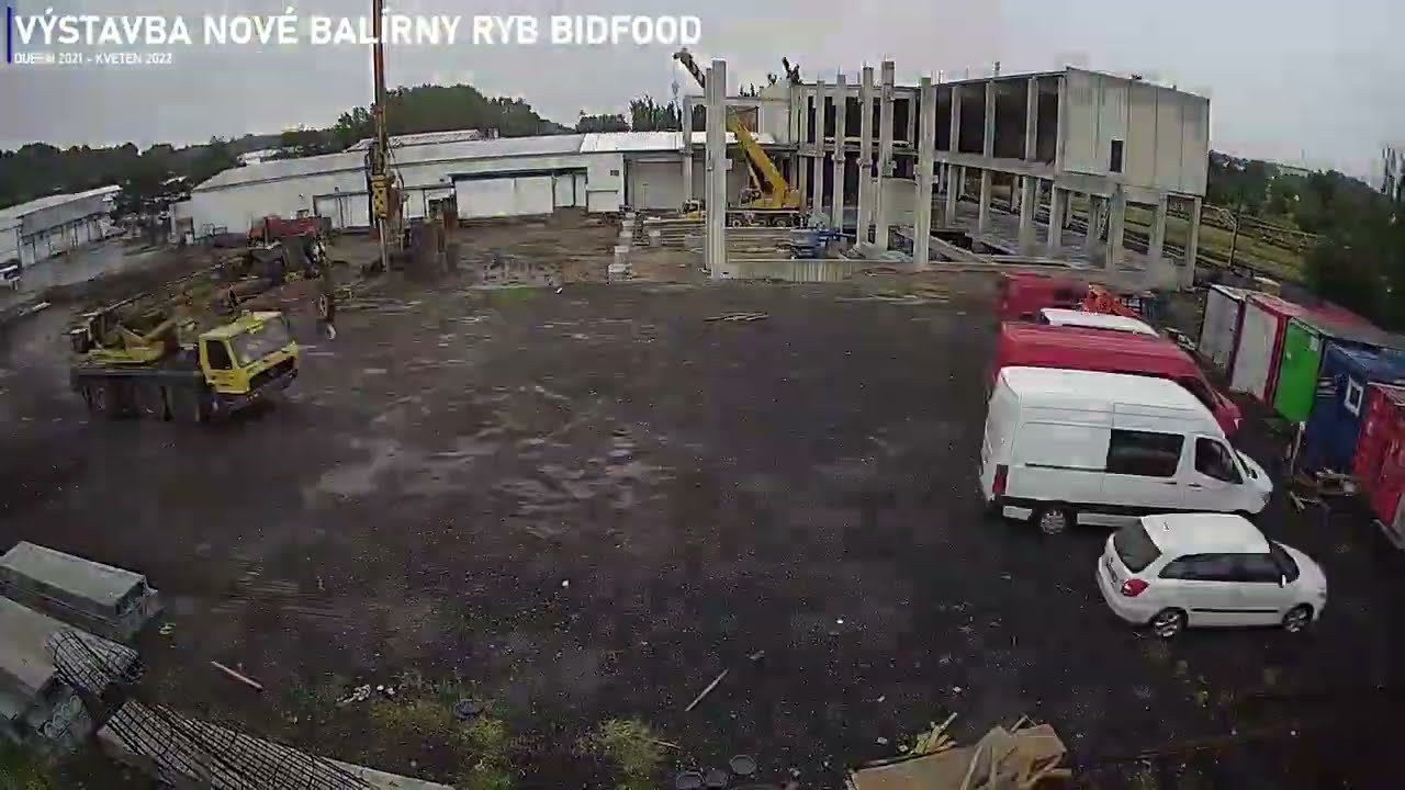 Bidfood Kralupy – stavba nové balírny čerstvých ryb