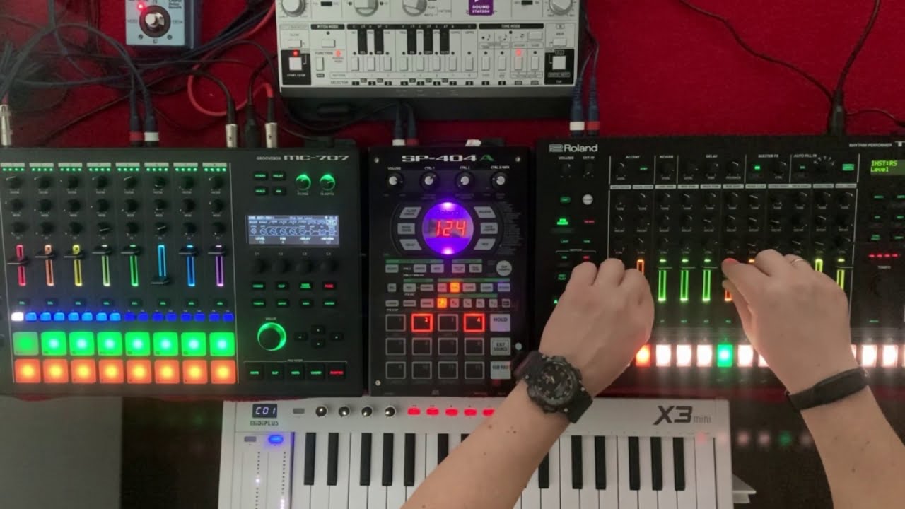 Chillout Kitchen - Roland Trio Live Jam (MC-707/TR8S/SP-404A)
