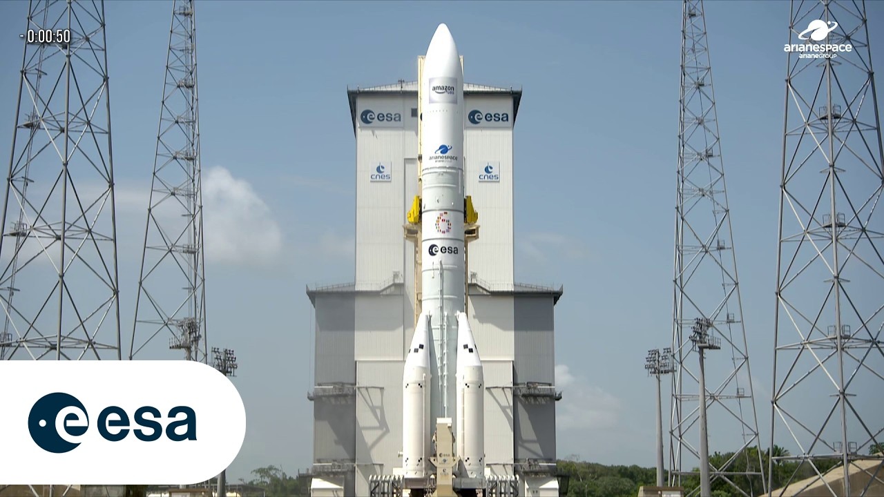 Ariane 6 first launch with four boosters: the complete broadcast (February 2026)