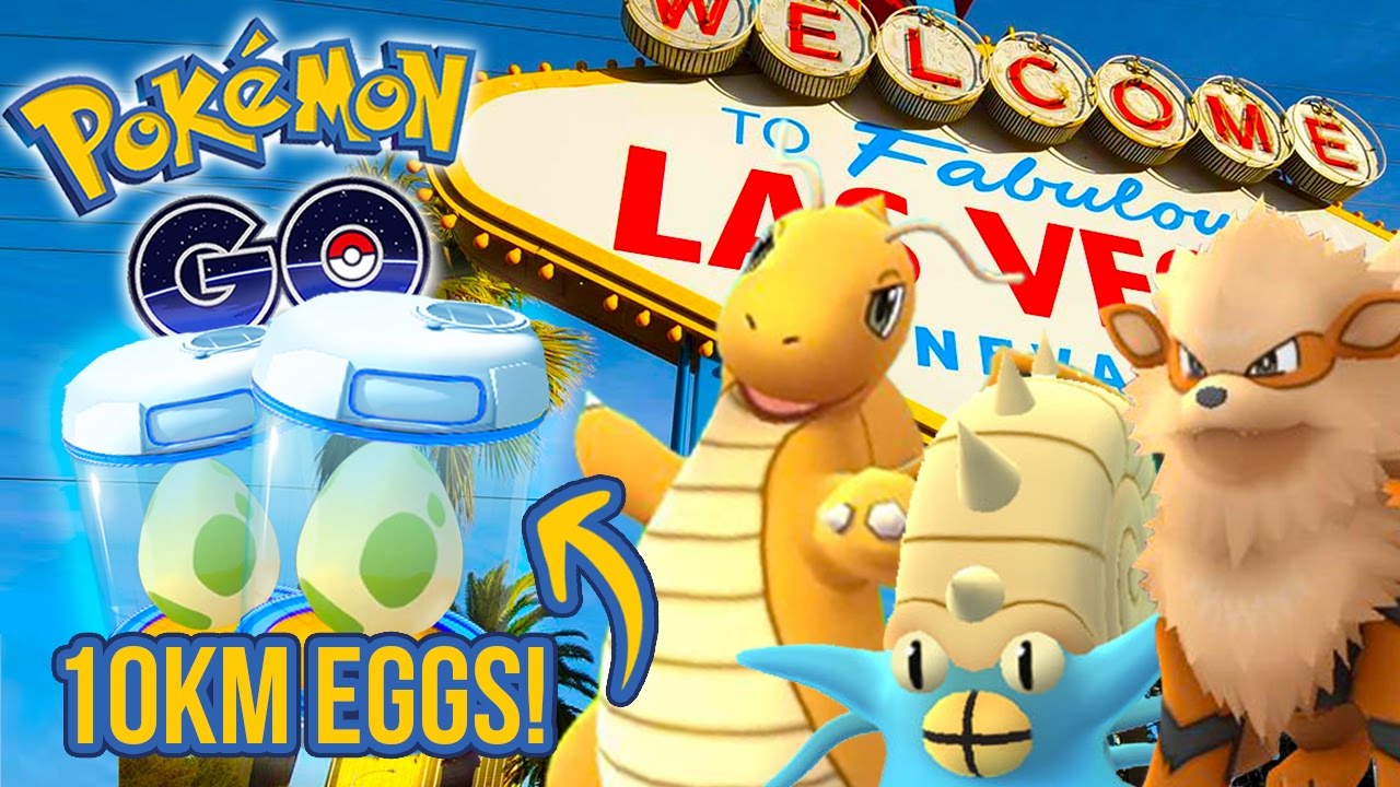 POKEMON GO - RARE POKEMON IN LAS VEGAS! + 2 x 10km EGGS