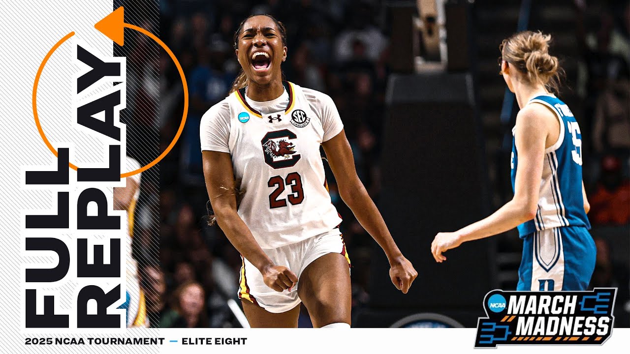 South Carolina vs. Duke - 2025 NCAA women’s Elite Eight | FULL REPLAY