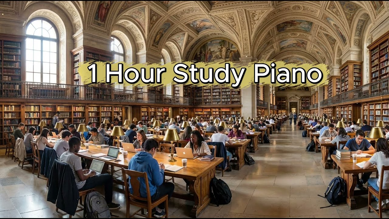 1 Hour #study  Piano (No Vocals) — Calm Background #music for Focus & Reading | by Nova_Creatic