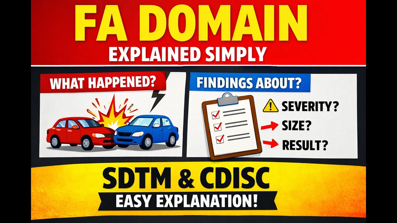 Простым объяснение домена SDTM FA | Результаты анализа событий | FA против SUPPQUAL | CDISC SDTM