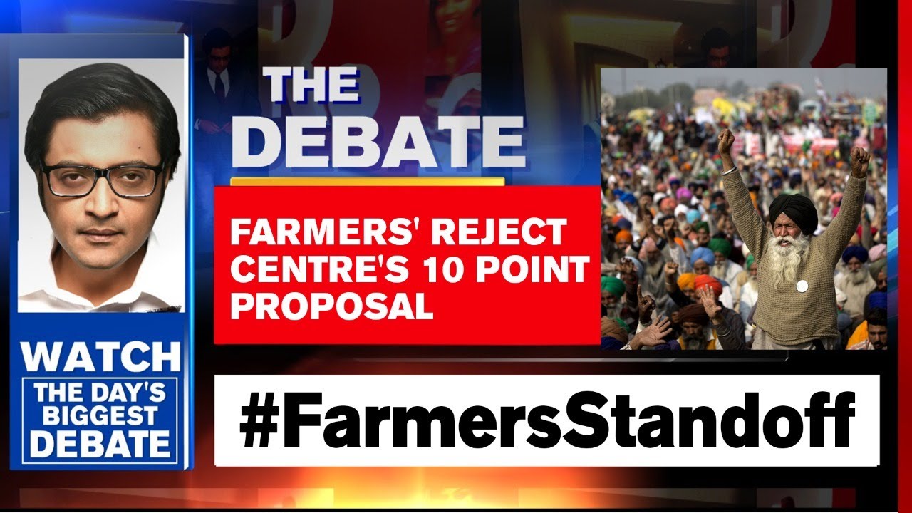 Farmers' Demand To Repeal Farm Laws, Reject Centre's 10 Point Proposal | Arnab Goswami Debates