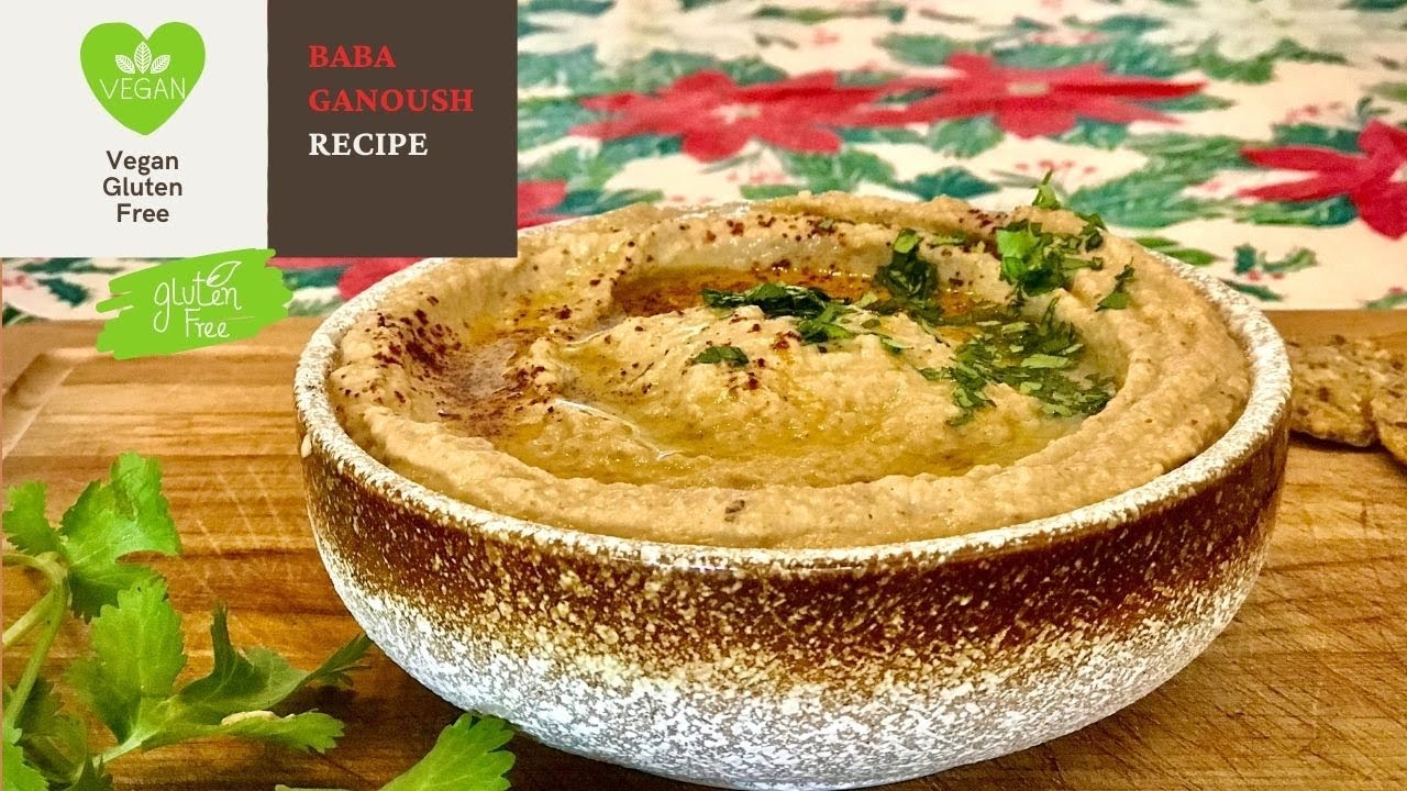 ROASTED EGGPLANT HUMMUS | baba ganoush recipe | vegan gluten free | plant based diet | hello green