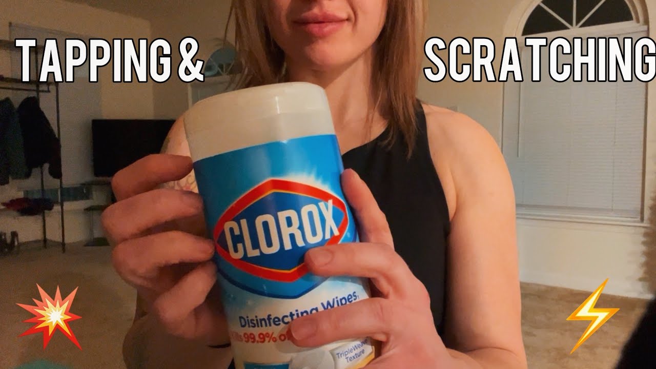 ASMR SUPER FAST & AGGRESSIVE TAPPING & SCRATCHING ON RANDOM ITEMS NO TALKING