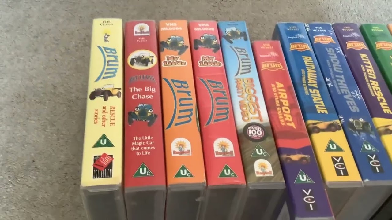 My brum vhs collection