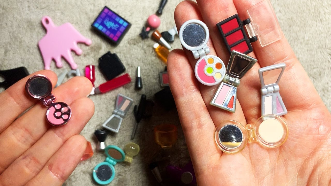 ASMR Miniature Makeup Haul (Whispered)