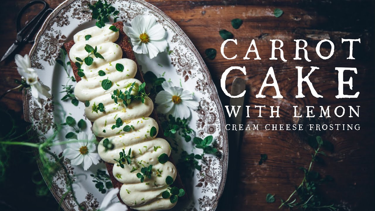 Carrot Cake with Lemon Cream Cheese Frosting