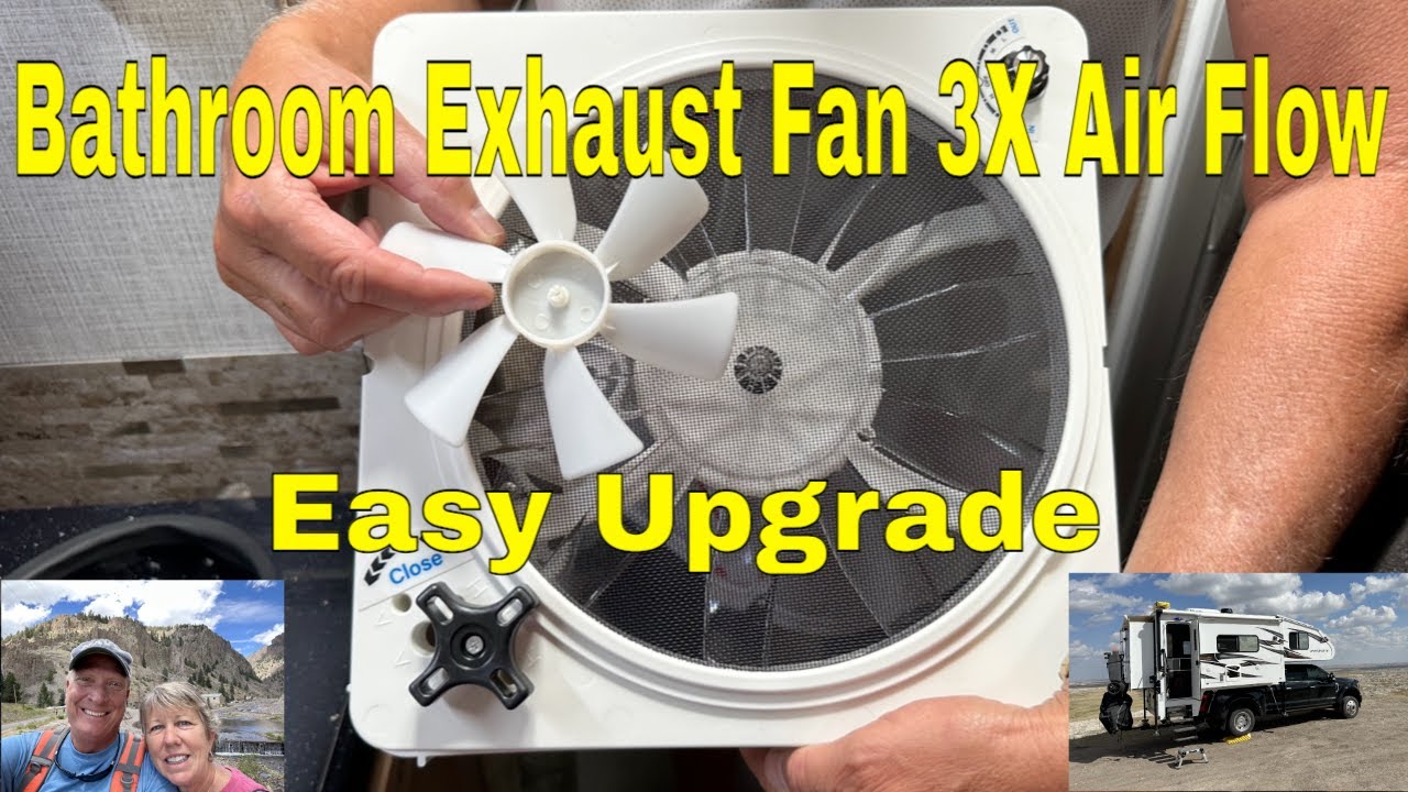 Upgrade Your RV Bathroom: HENG Fan Replacement for 3x the Airflow!