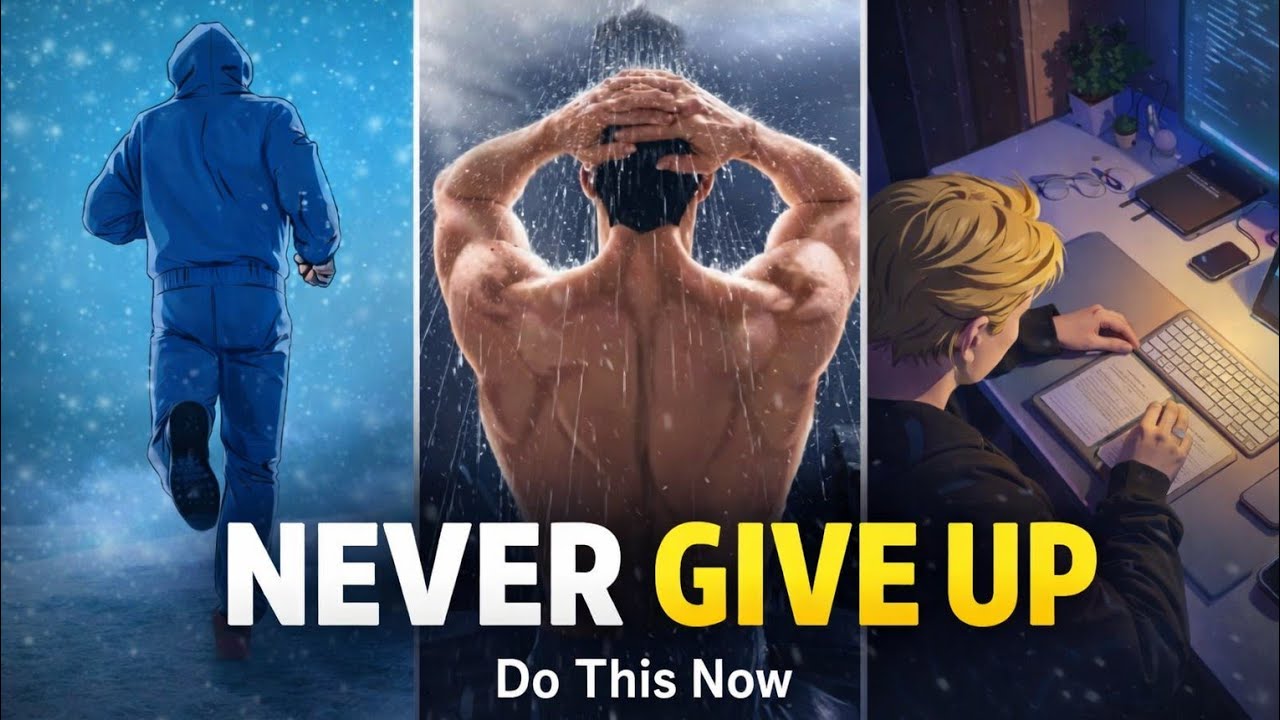 Never Give Up – 4 Minutes to Fuel Your Focus and Keep Going.