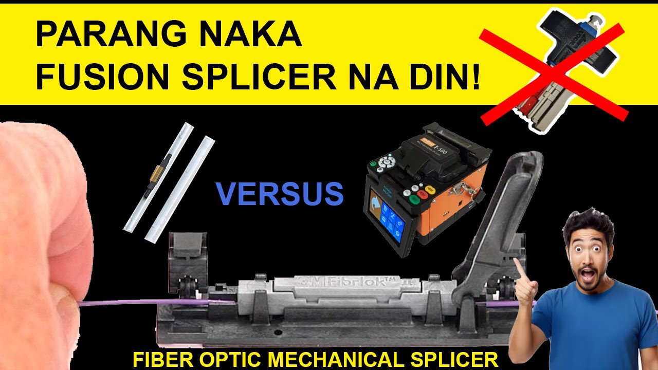 FIBER OPTIC MECHANICAL SPLICER PARANG NAKA FUSION SPLICER KANA DIN PAG GUMAMIT KA NITO❤️💯