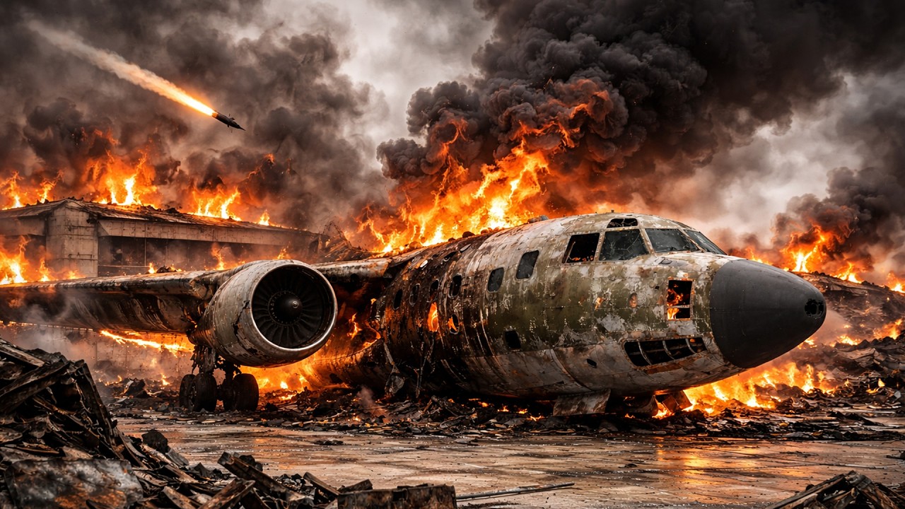 US Military Cargo Aircraft Destroyed to Rebuild &ndash; Full Derelict Twin-Prop Restoration