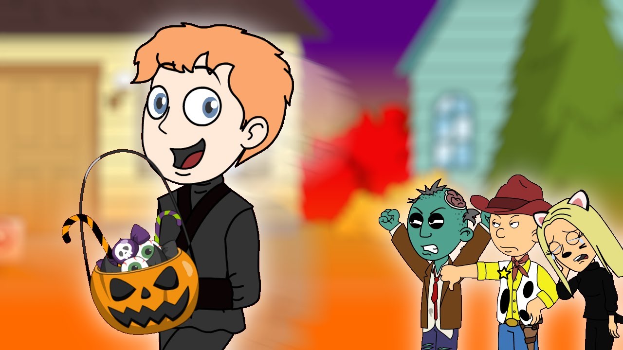 Senpai Steals Halloween Candy and gets grounded