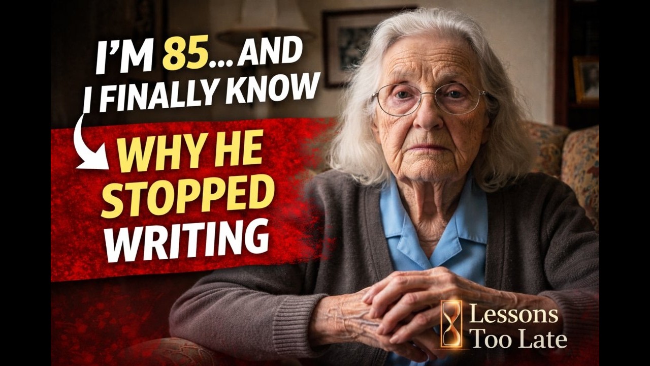 The REAL Reason He Stopped Writing After All These Years #EmotionalStory lessons too late