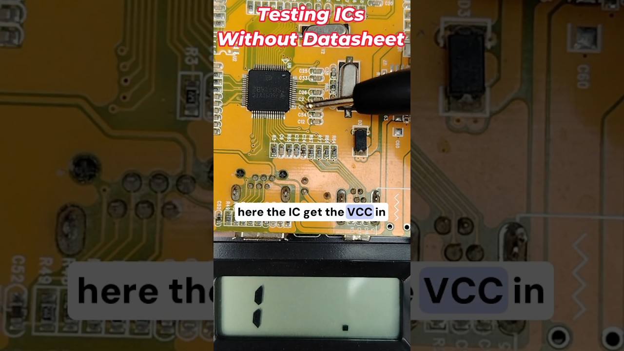 How To Find IC Pinouts With No Datasheet - Testing ICs with multimeter