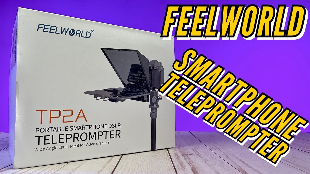 Feelworld TP2A Portable Smartphone Teleprompter Unboxing TodayIFeelLike TIFL