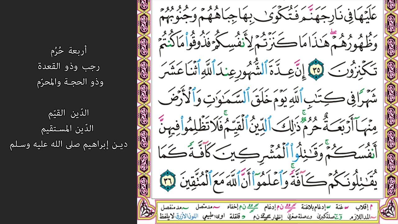 6#. الصفحة 192 - يريدون أن يطفئوا نور الله بأفواههم -ماهر المعيقلي- مكررة 10 مرات