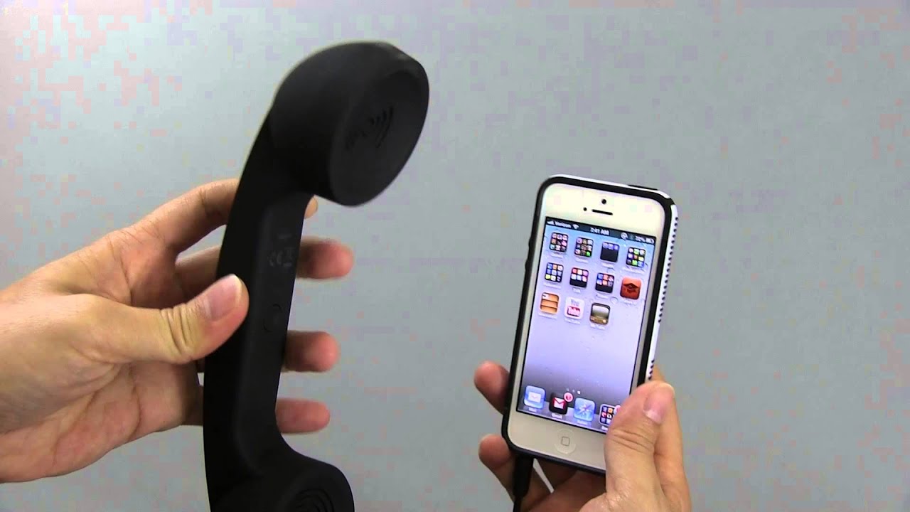 Reviewed- Native Union Pop Retro Phone Black Handset for iPhone iPad or Smartphones
