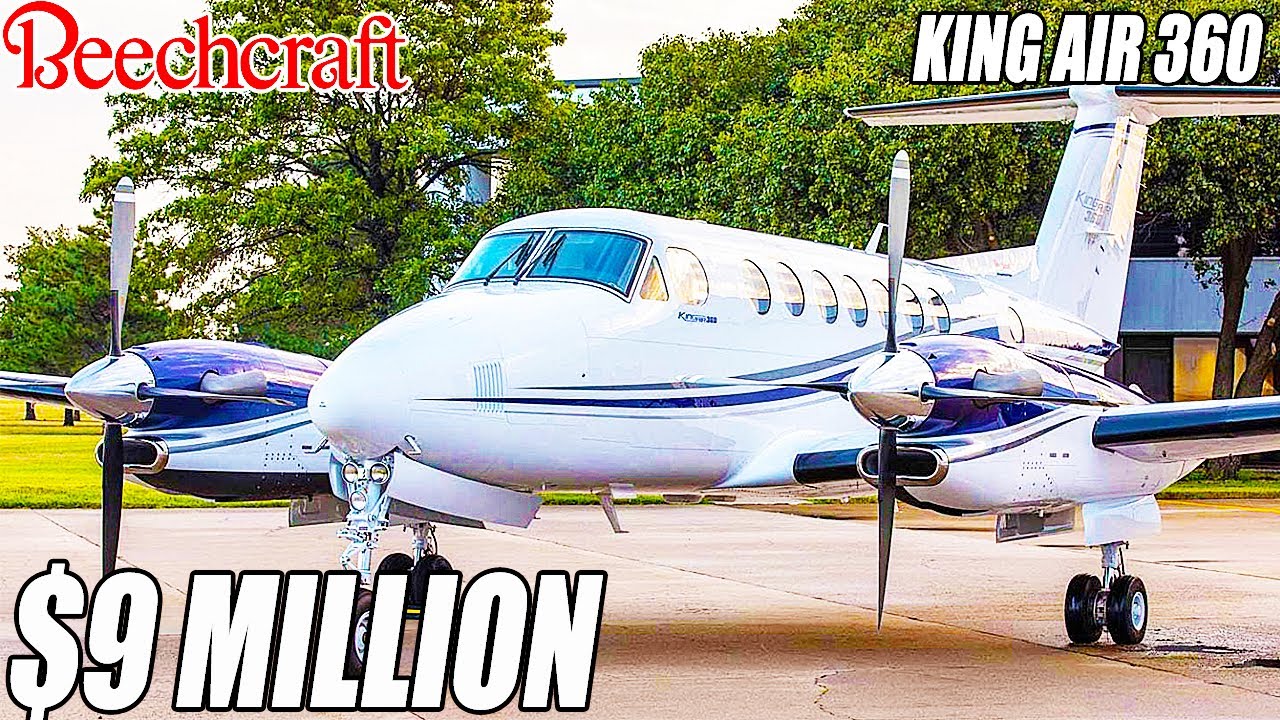 Внутри Beechcraft King Air 360 стоимостью 9 миллионов долларов