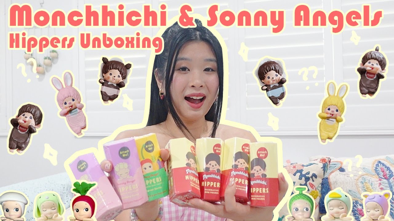 Unbox Monchhichi & Sonny Angels Hippers with Me (˶˃ ᵕ ˂˶) .ᐟ.ᐟ