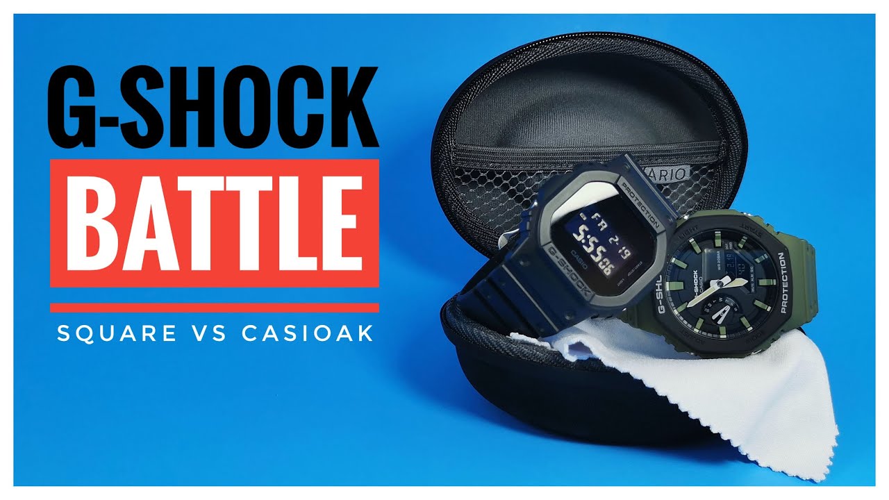 CASIOAK VS SQUARE - Which is better? Casio G-SHOCK DW5600 