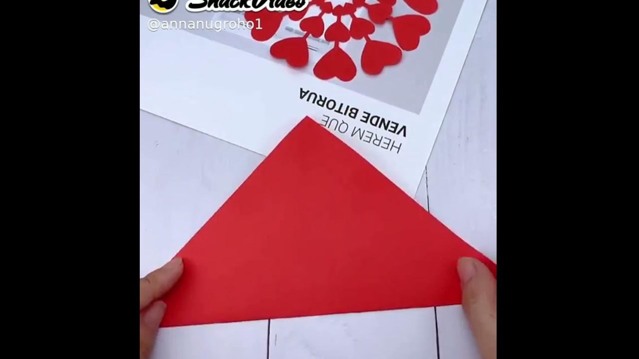 Snack Video Love Origami